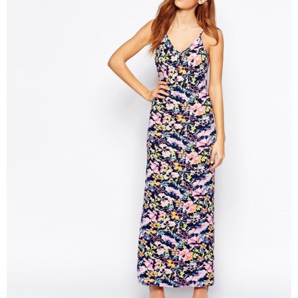 Club L Floral Cami Low Back Maxi Dress - 6